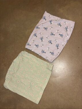 Floral tube top set